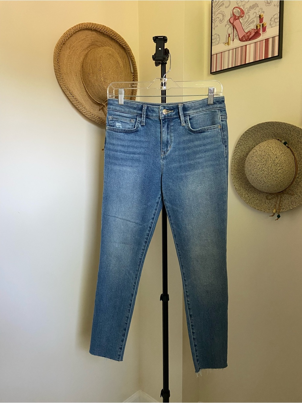 Sam Edelman Light Blue Cropped Ankle Jeans